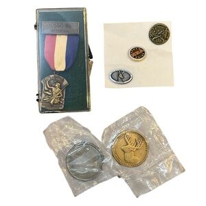 National Rifle Association Medal Pins Set Challenge Coins Lapel Pins Award Medal